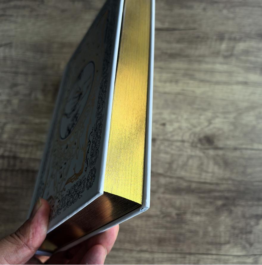 Tratamentos da borda anterior Livro Livro limitado de bordas pulverizadas livro de romance