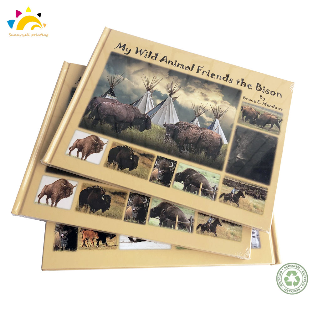Serviço de impressão de livros de fotos de capa dura barata