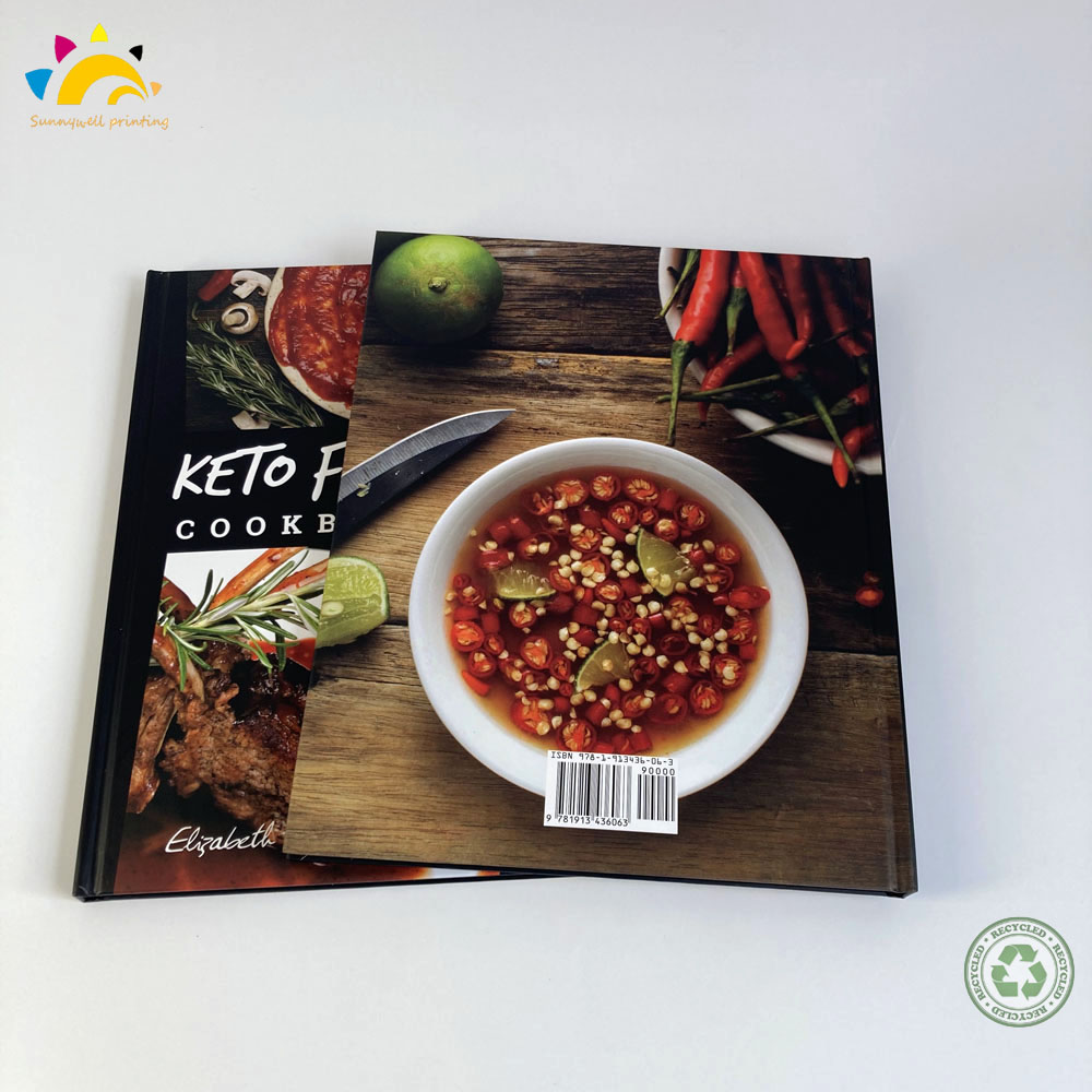 Receita de capa dura Impressão de livro