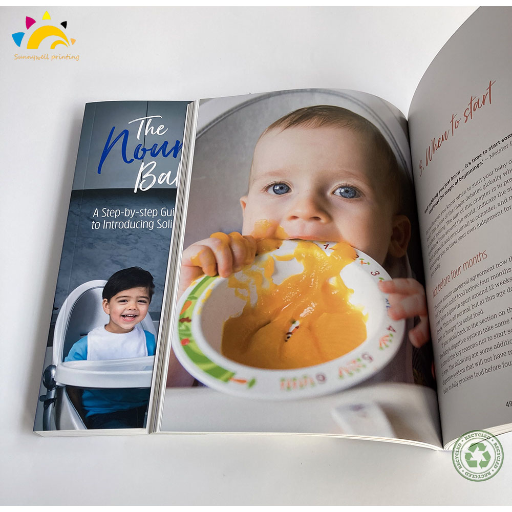 Empresa de impressão de livros de receitas de papel